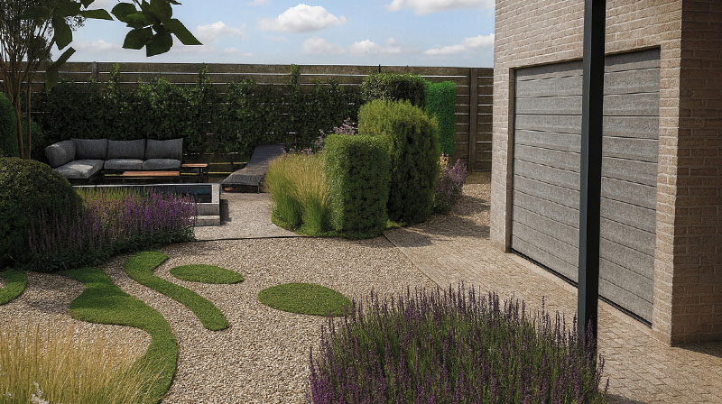 Tuin Van Heden Gezinstuin met zwembad in Rijkevorsel